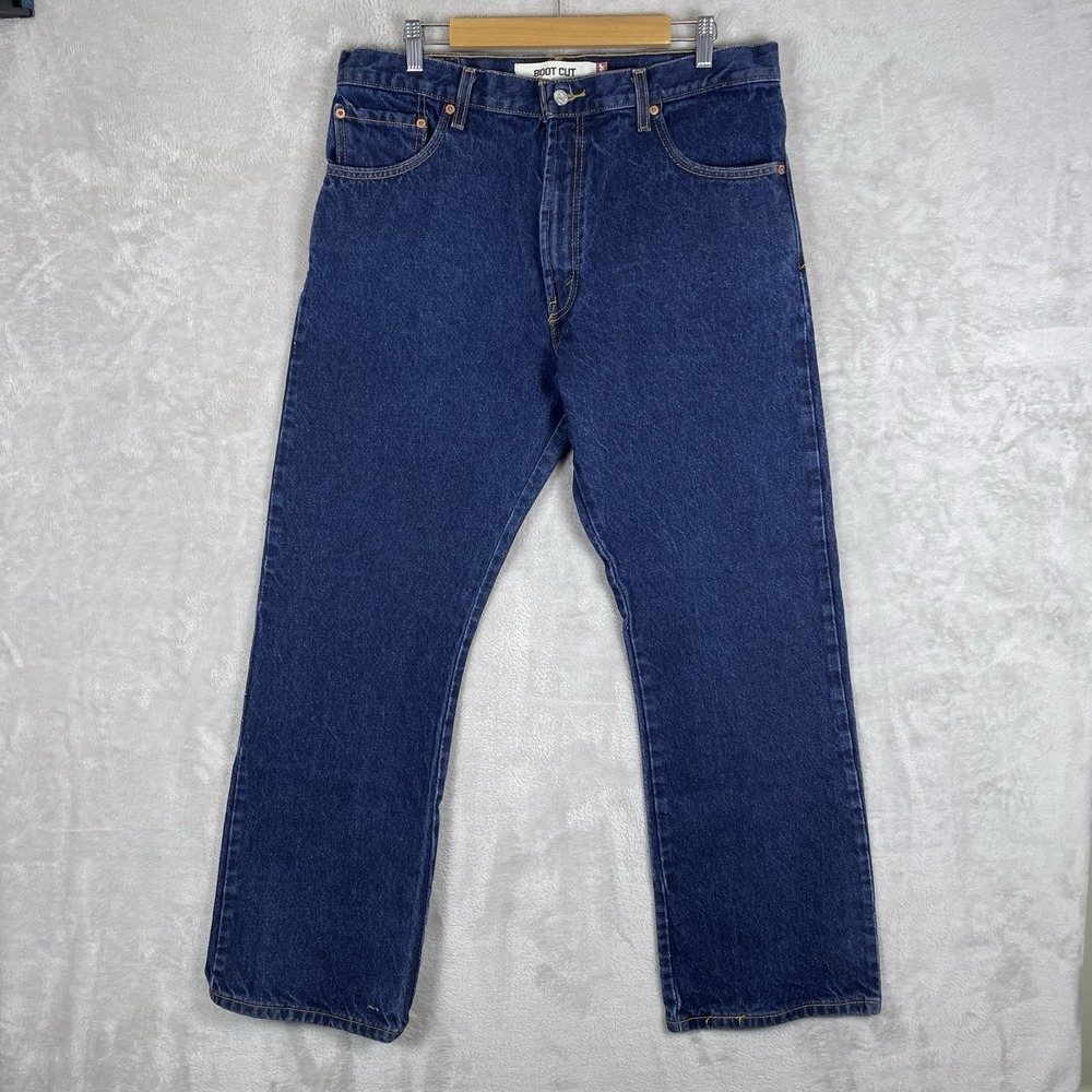 Vintage Levis 517 Jeans Mens 36x30 Y2K Dark Wash 2005 Bootcut Cowboy Skater West